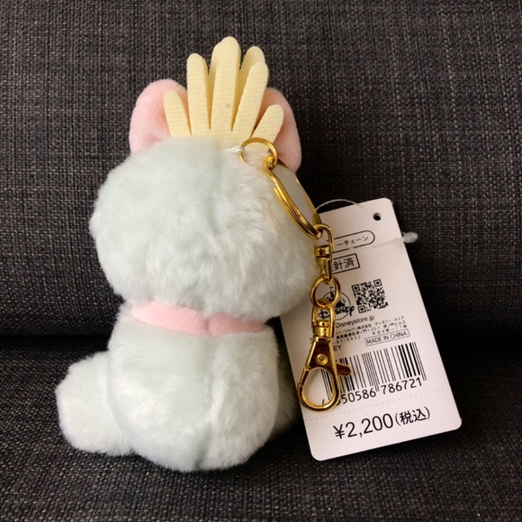 Japan Disney Store Scrump Plush Toy Keychain Stitch PASTEL Lilo & Stitch - NEW - Picture 2 of 6